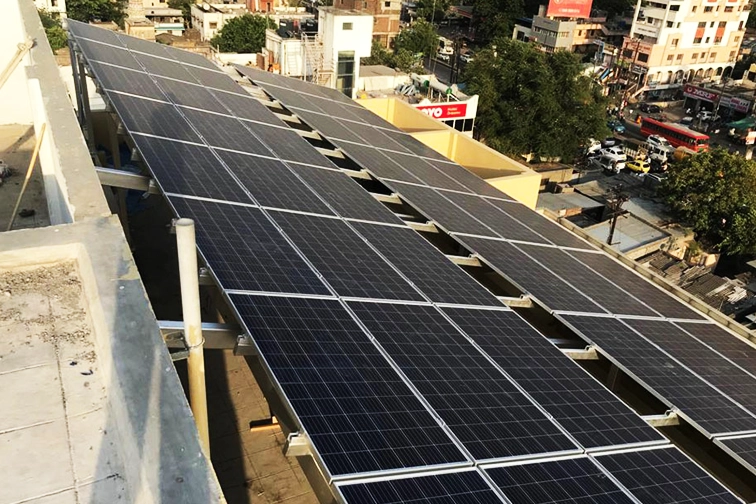 42 kWp rooftop solar PV system at Fortune Estate Hadapsar Pune