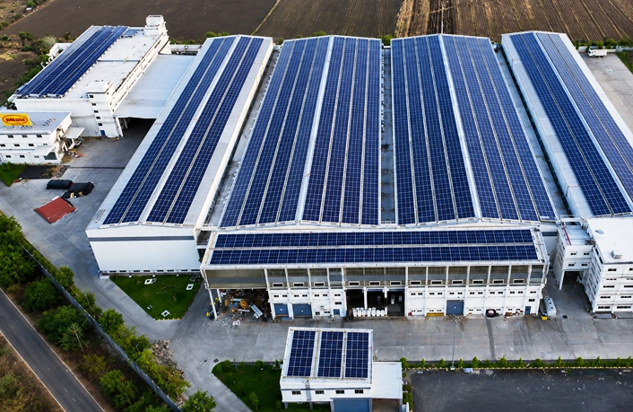 Industrial solar rooftop system
