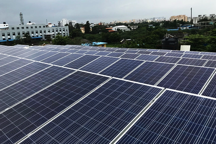 100 kWp rooftop solar PV system at J.P. Engineering Hadapsar Pune