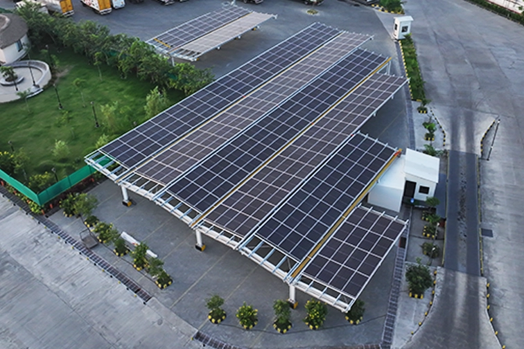 526 kWp solar PV project at Raychem RPG